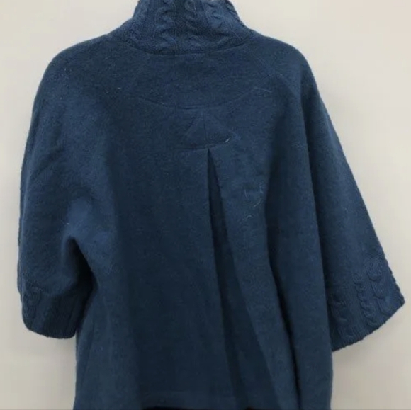 For Cynthia Women's 100% Wool Sweater Teal Size PXL - Picture 3 of 5